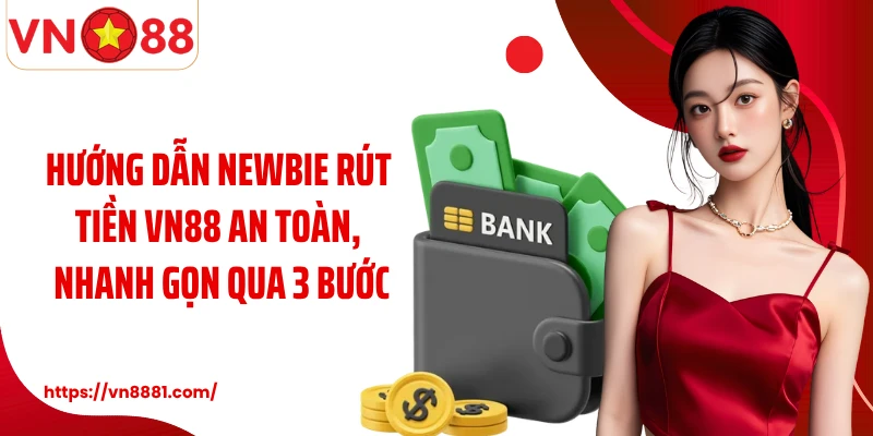 Rút Tiền VN88 Hướng dẫn newbie rút tiền VN88 an toàn, nhanh gọn qua 3 bước
