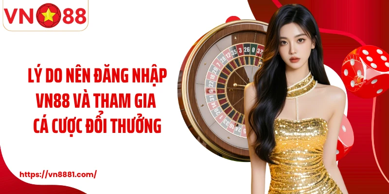 Đăng Nhập VN88 Lý do nên đăng nhập VN88 và tham gia cá cược đổi thưởng